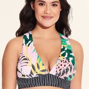 Beach Betty by Miracle Brands Bikini Top, size 2X